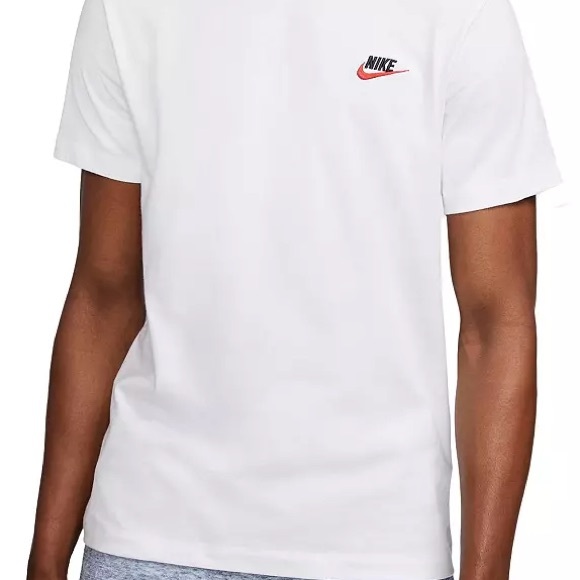 Nike Other - Nike Men’s Sportswear Club White Short Sleeve Tee with Embroidered Logo Size 3XL